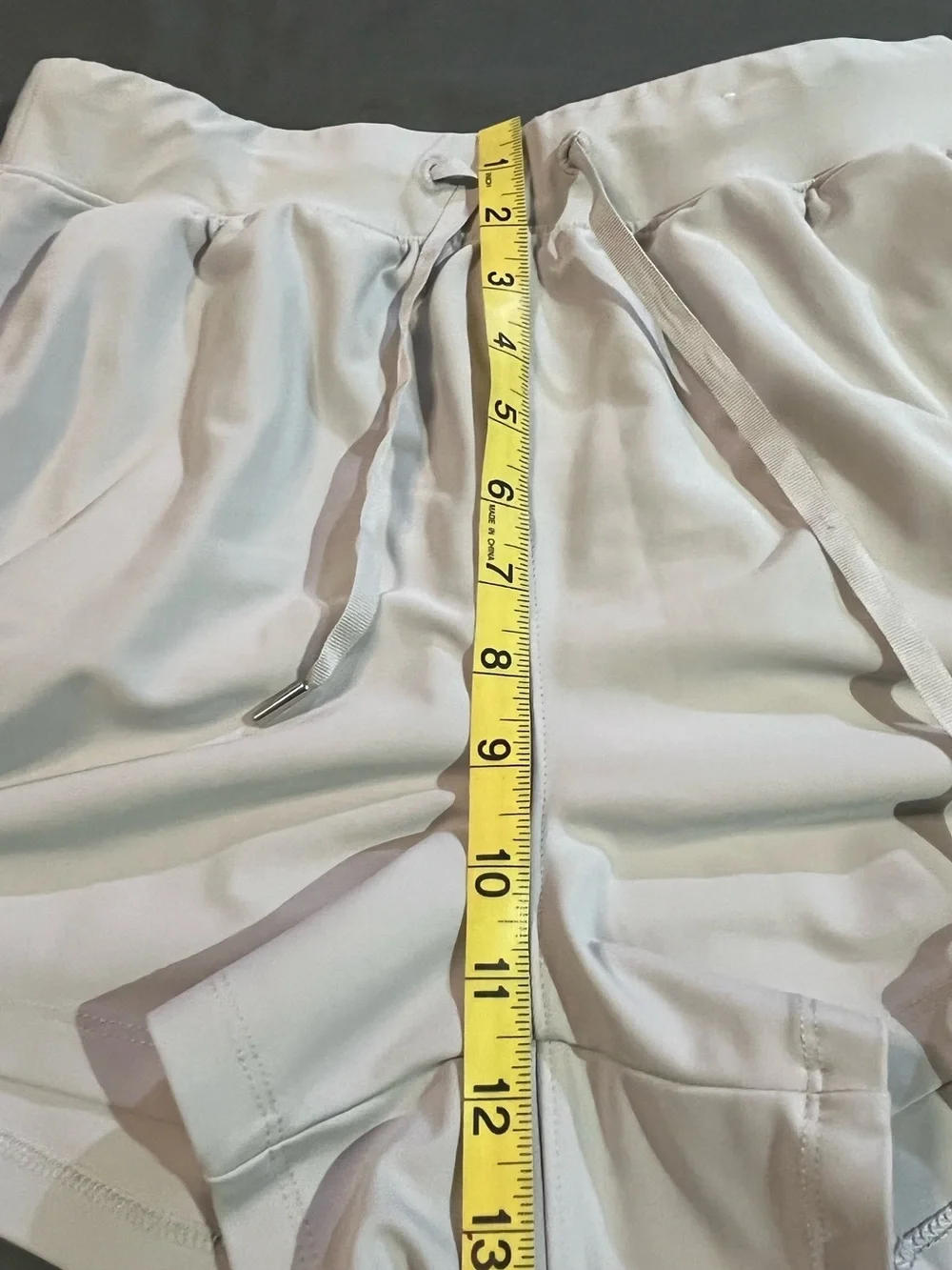 Old Navy High Waisted Powersoft Shorts, Ivory/Cream, Sz S